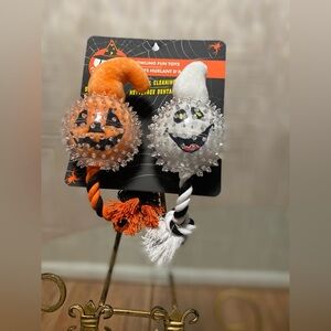 Chase & Chomp Halloween Ghost Howling Fun Toys Squeaky Spiky Dog Toy